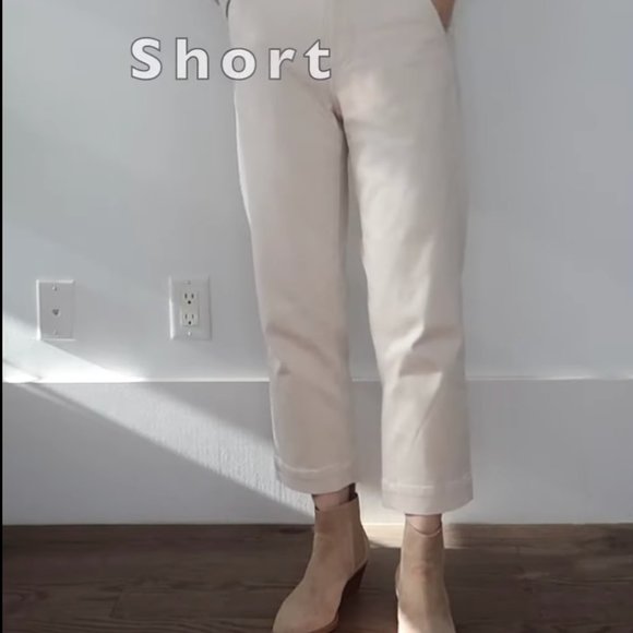 Everlane Pants - Everlane Straight Leg Crop Pants